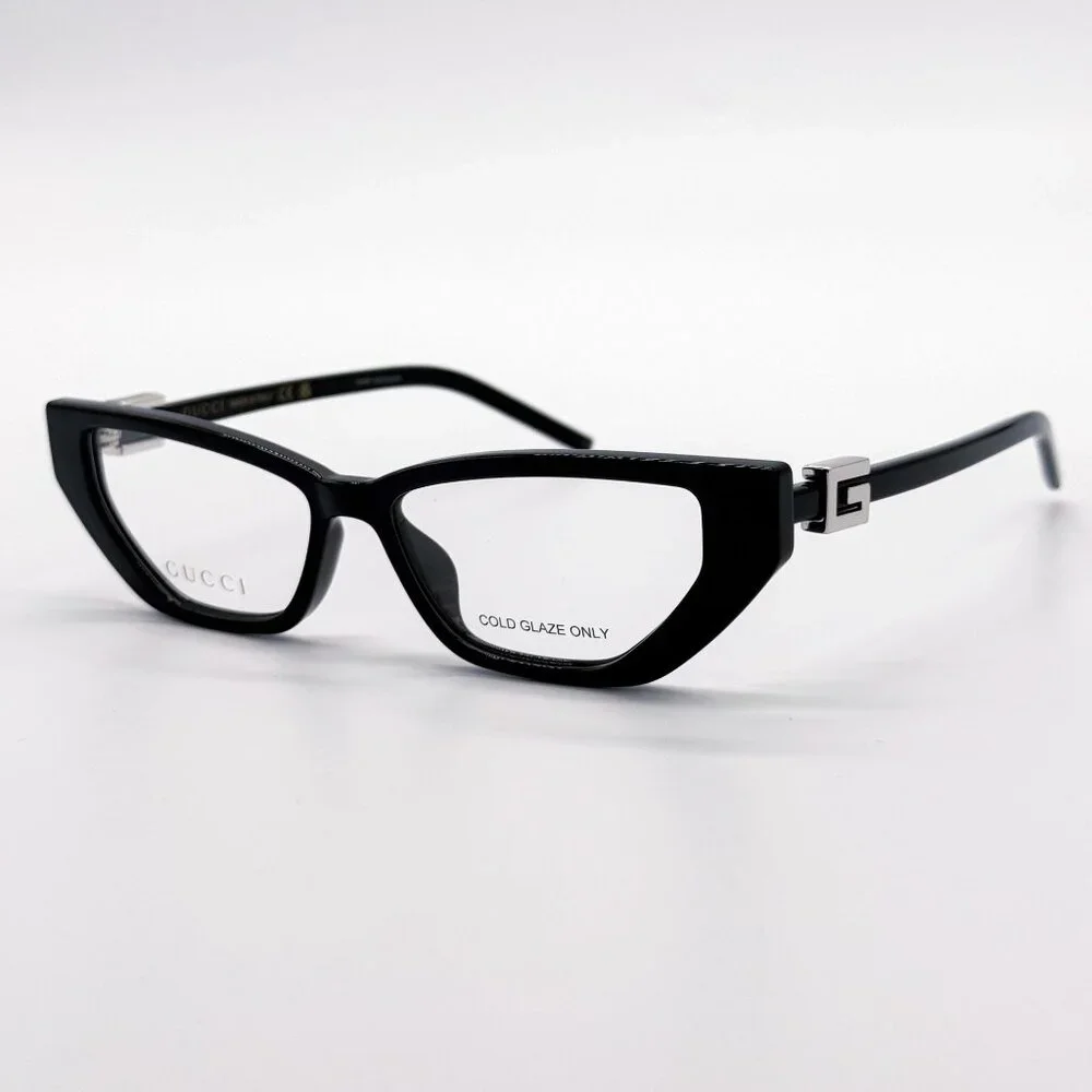 NEW GUCCI GG1683O 001 EYEGLASSES WOMEN BLACK EYEWEAR